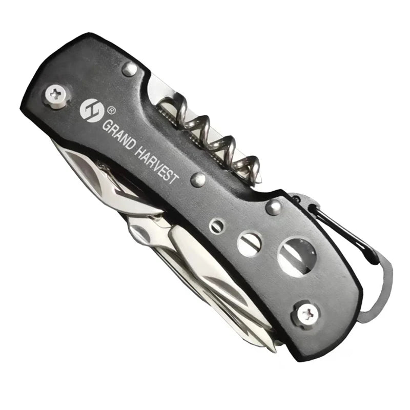 11-in-1 Stainless Steel Multitool Folding Knife