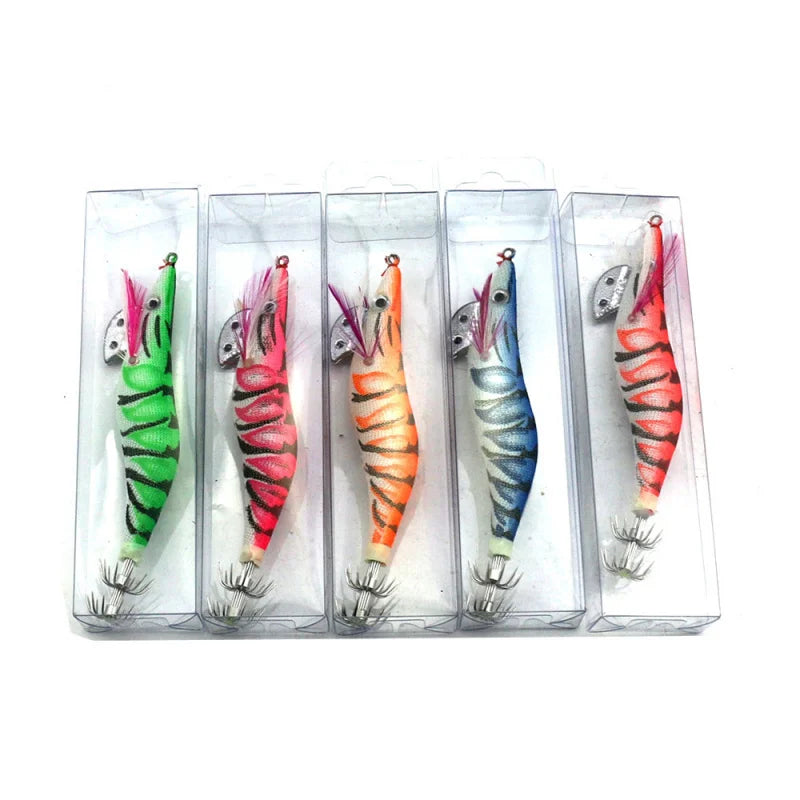Glow-in-the-Dark Shrimp Jig for Fishing
