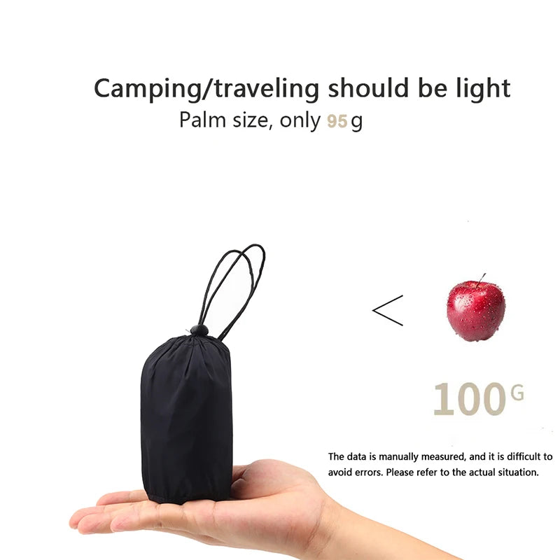MEXiZE Ultralight Inflatable Camping Pillow — Neck & Lumbar Support for Backpacking & Moto Camping