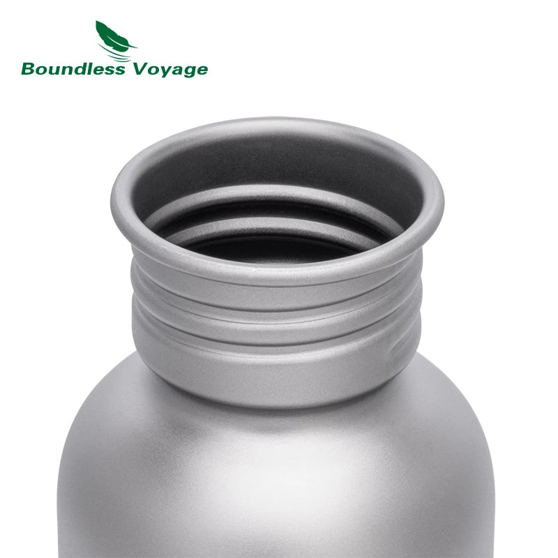Boundless Voyage Wide-Mouth Titanium Water Bottle