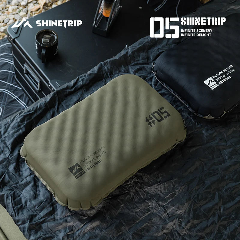 ShineTrip 2-in-1 Inflatable Camping Pillow — Ultralight & Compact