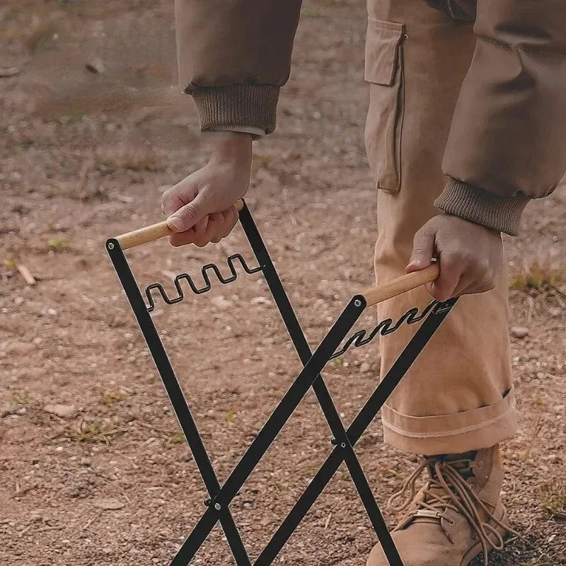 Folding Camping Trash Bag Rack