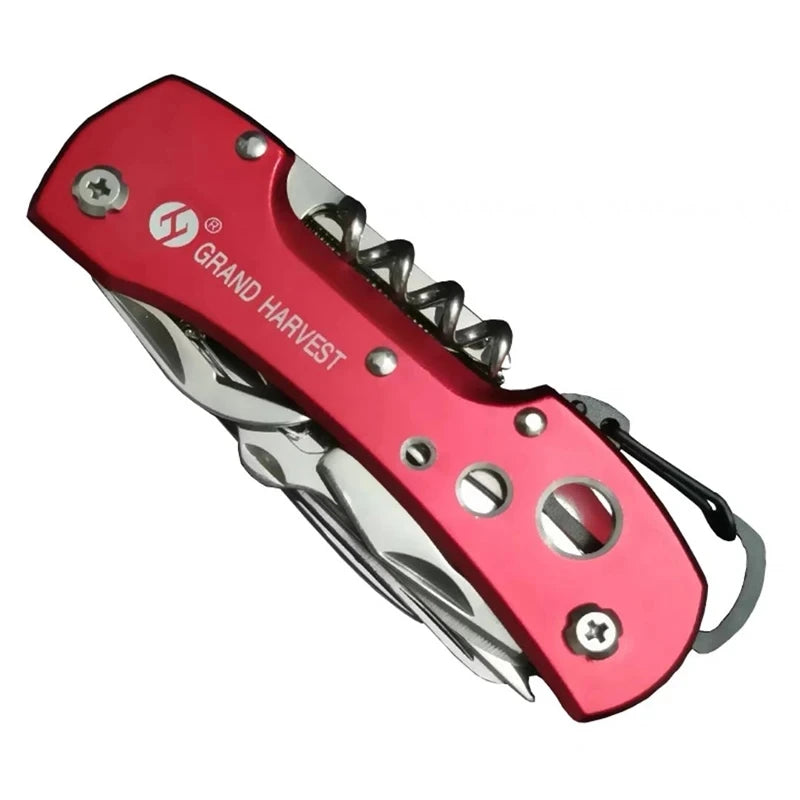 11-in-1 Stainless Steel Multitool Folding Knife