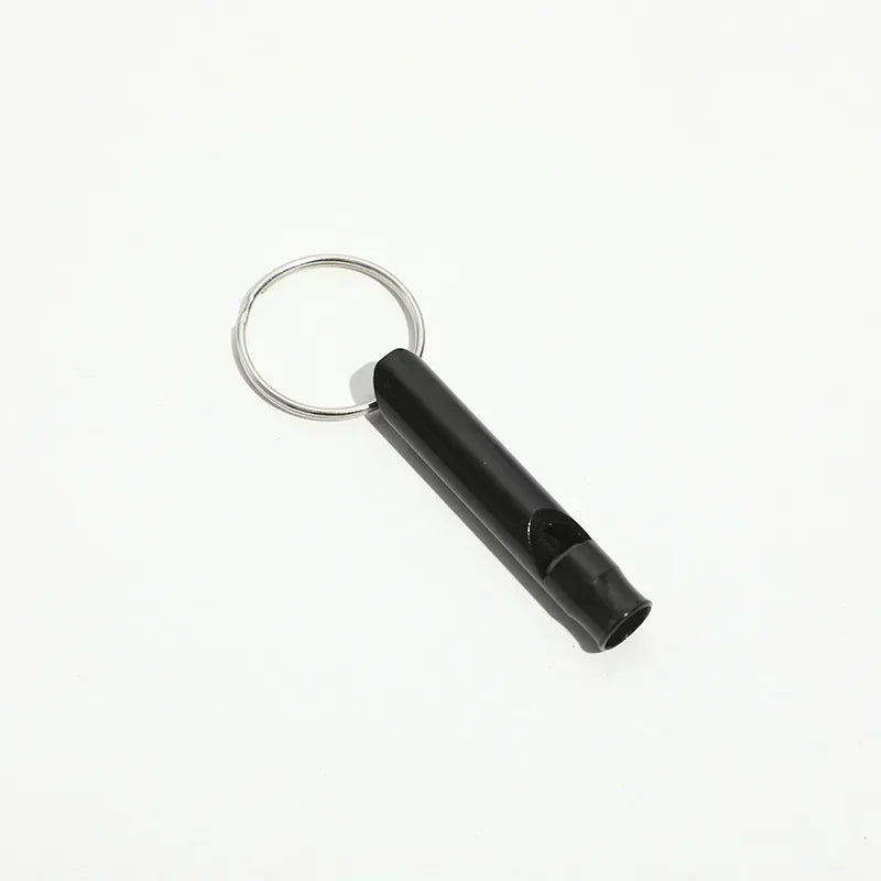 Mini Aluminum Alloy Survival Whistle – Keychain Emergency Whistle for Camping & Outdoors