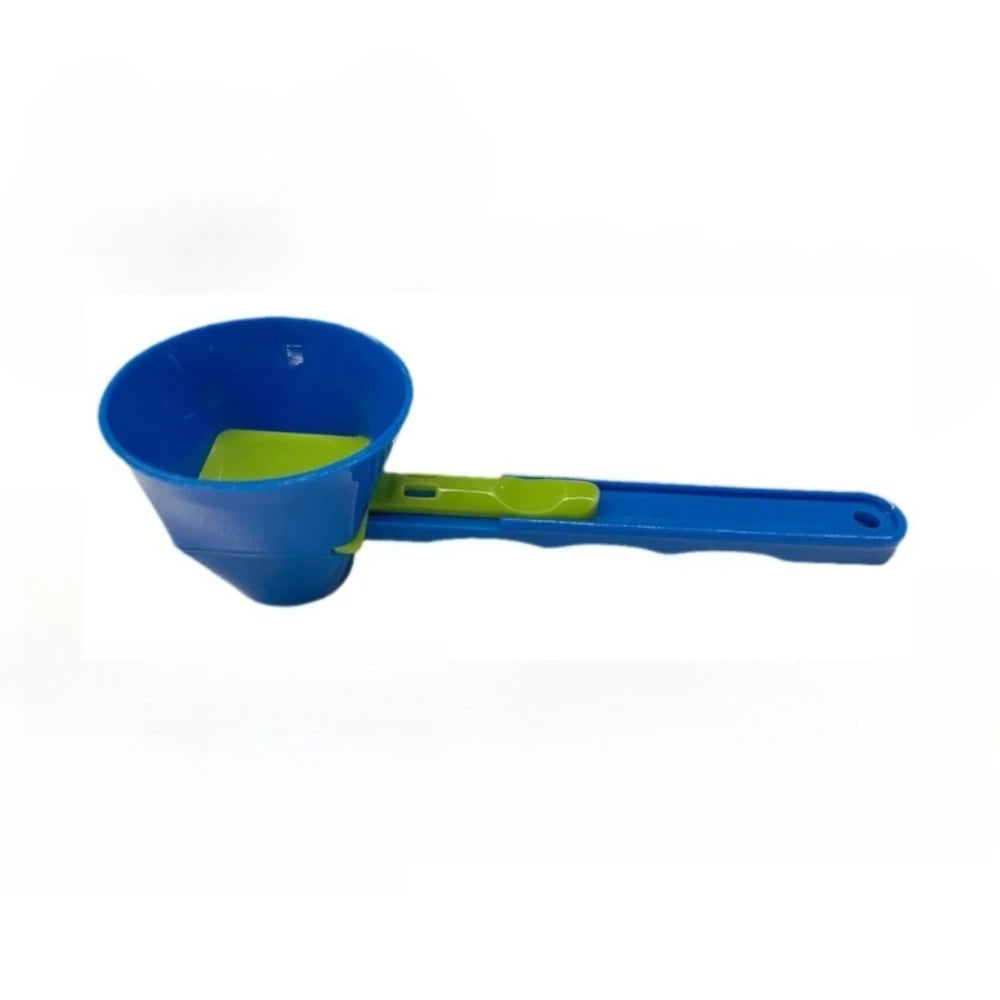 Material Mess-Free Protein Powder Scoop - Sliding Funnel for Milk & Supplements Kitchen Gadget for All Occasions Measuring Spoon