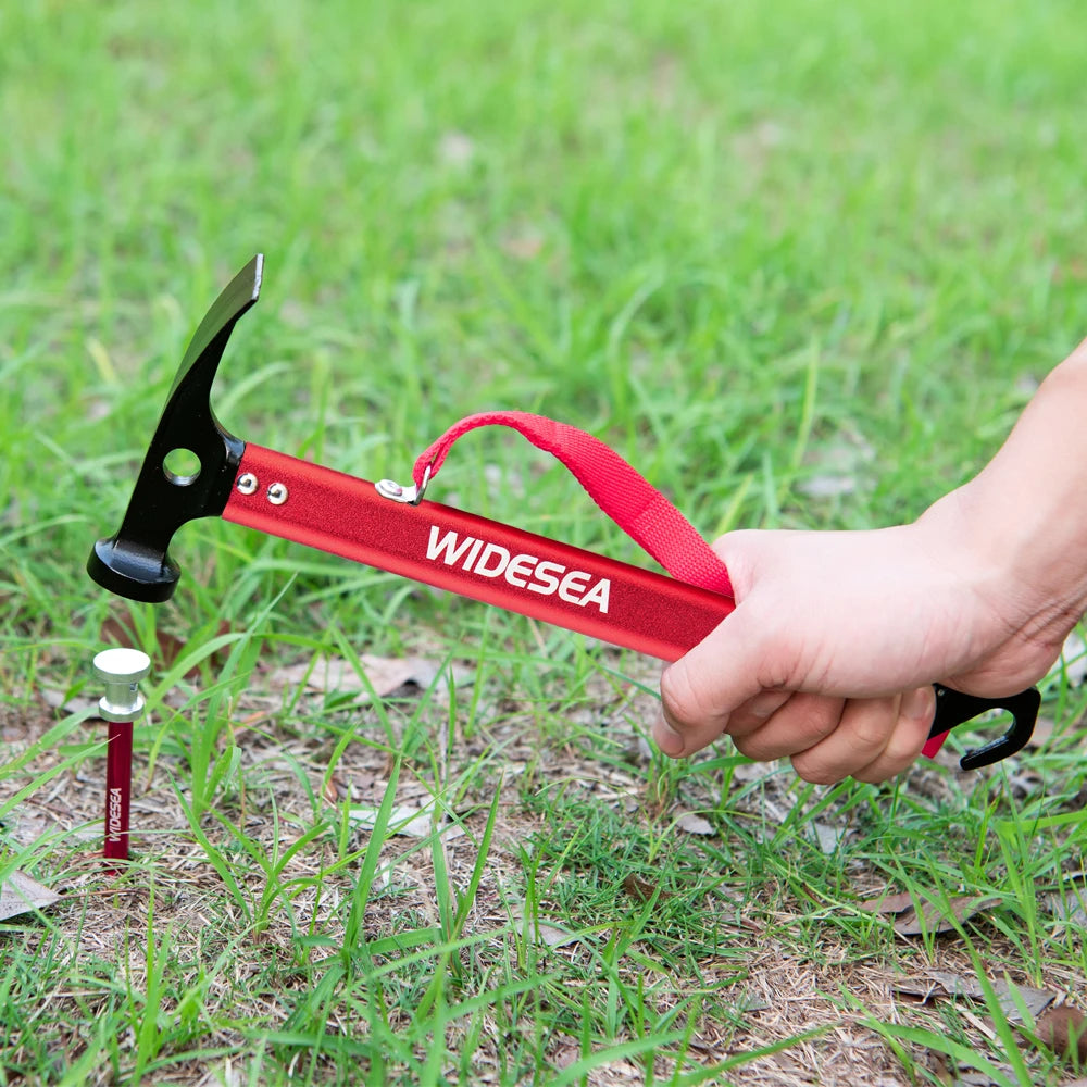 Widesea Camping Hammer- Aluminum Alloy Tent Stake Mallet