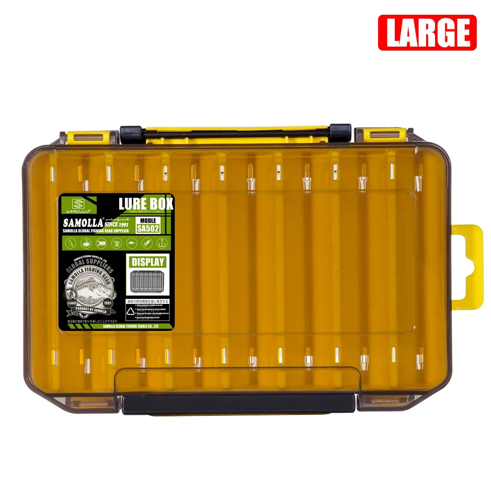 14-Compartment tackle Box - Lure & Hook Organizer
