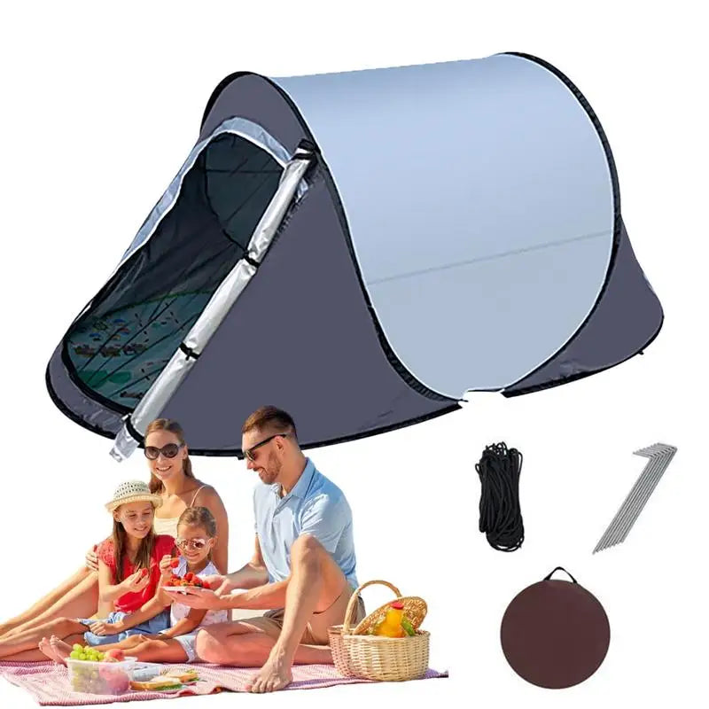Pop-Up Tent 1-2 Person -  Quick Setup Tent for Motorcycle Camping