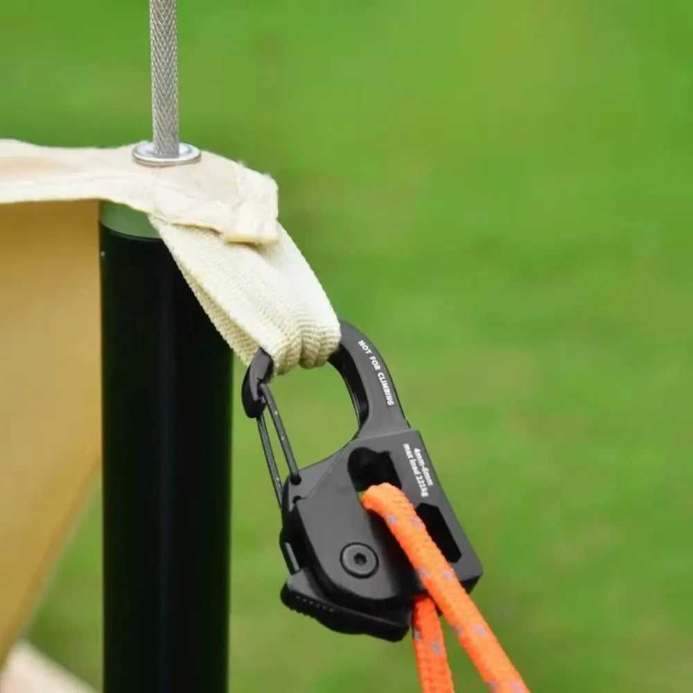 Aluminum Alloy Self-Locking Rope Tensioner for  Camping Tent Cord Adjuster