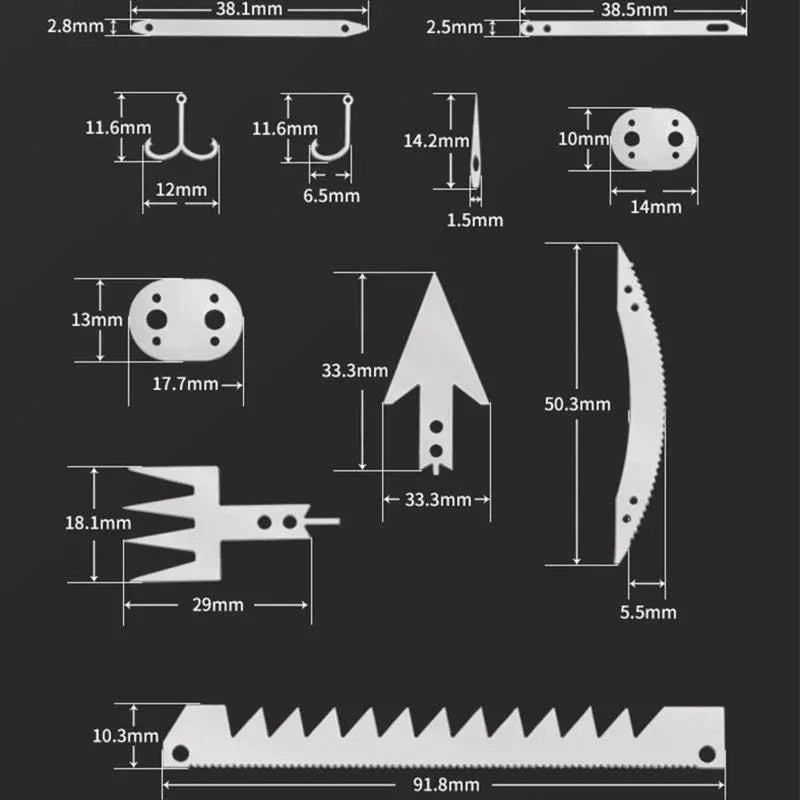 Wallet Size EDC 22-in-1 Survival Multi-Tool Card