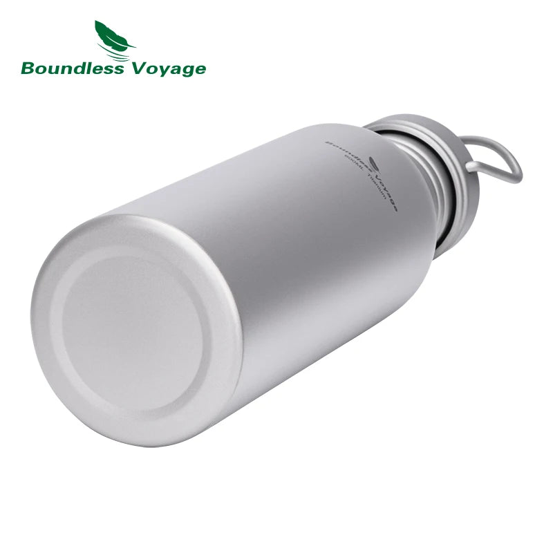 Boundless Voyage Wide-Mouth Titanium Water Bottle