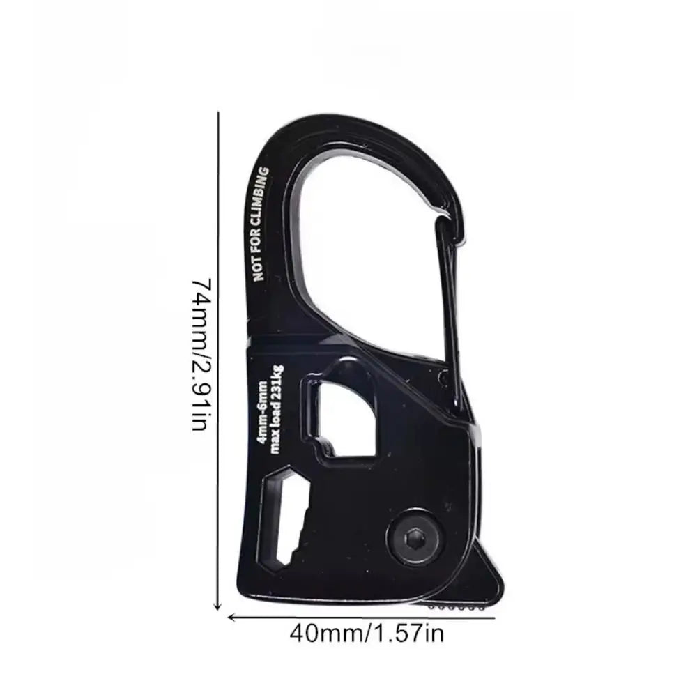 Aluminum Alloy Self-Locking Rope Tensioner for  Camping Tent Cord Adjuster