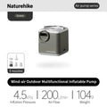 Naturehike Wind-Air Electric Pump – 2400mAh USB Rechargeable
