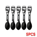 Stainless Steel Camping Utensil – Fork, Spoon & Opener
