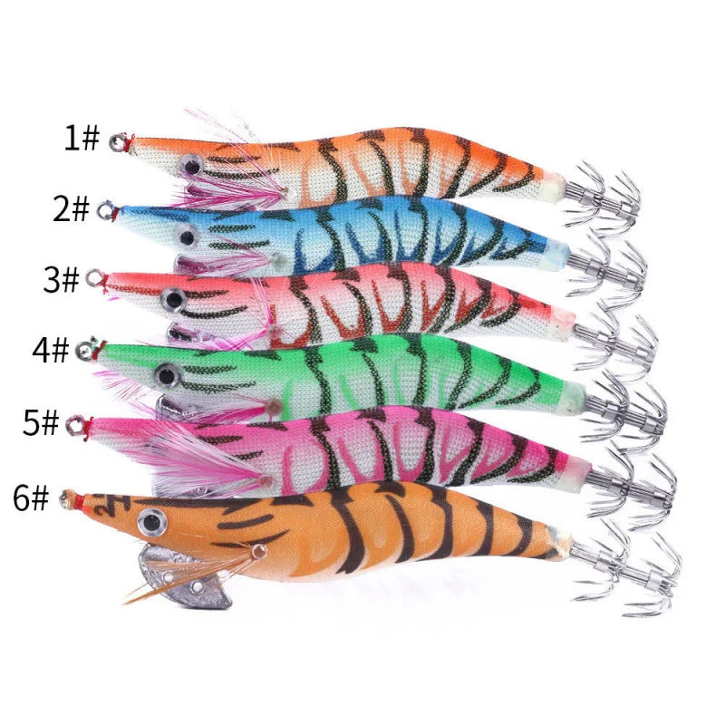 Glow-in-the-Dark Shrimp Jig for Fishing