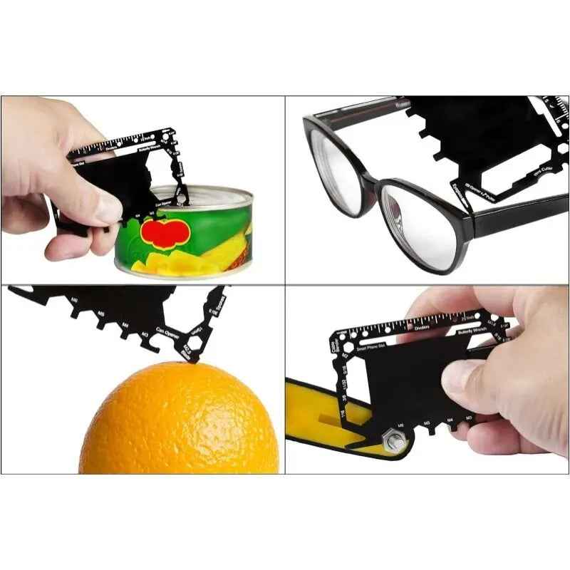 46-in-1 Credit Card Multitool - Ultimate EDC Tool