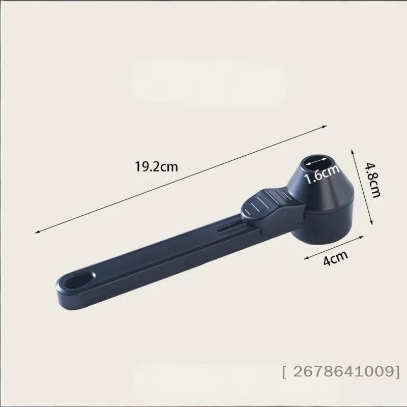 No-Spill Protein Powder Scoop with Sliding Funnel | Reusable Supplement Spoon