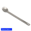 Titanium Camping Spork and Spoon