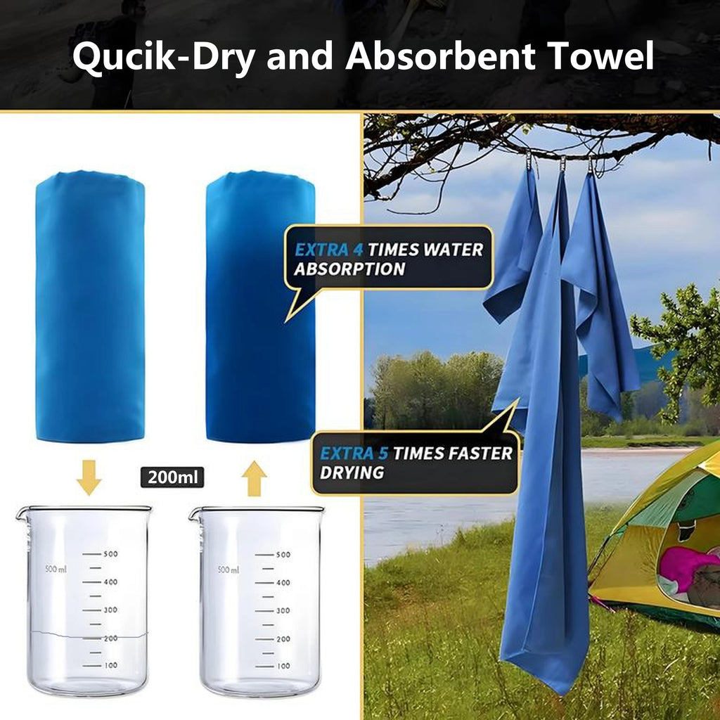 Microfiber Towel – Quick-Dry, Super Absorbent Towel