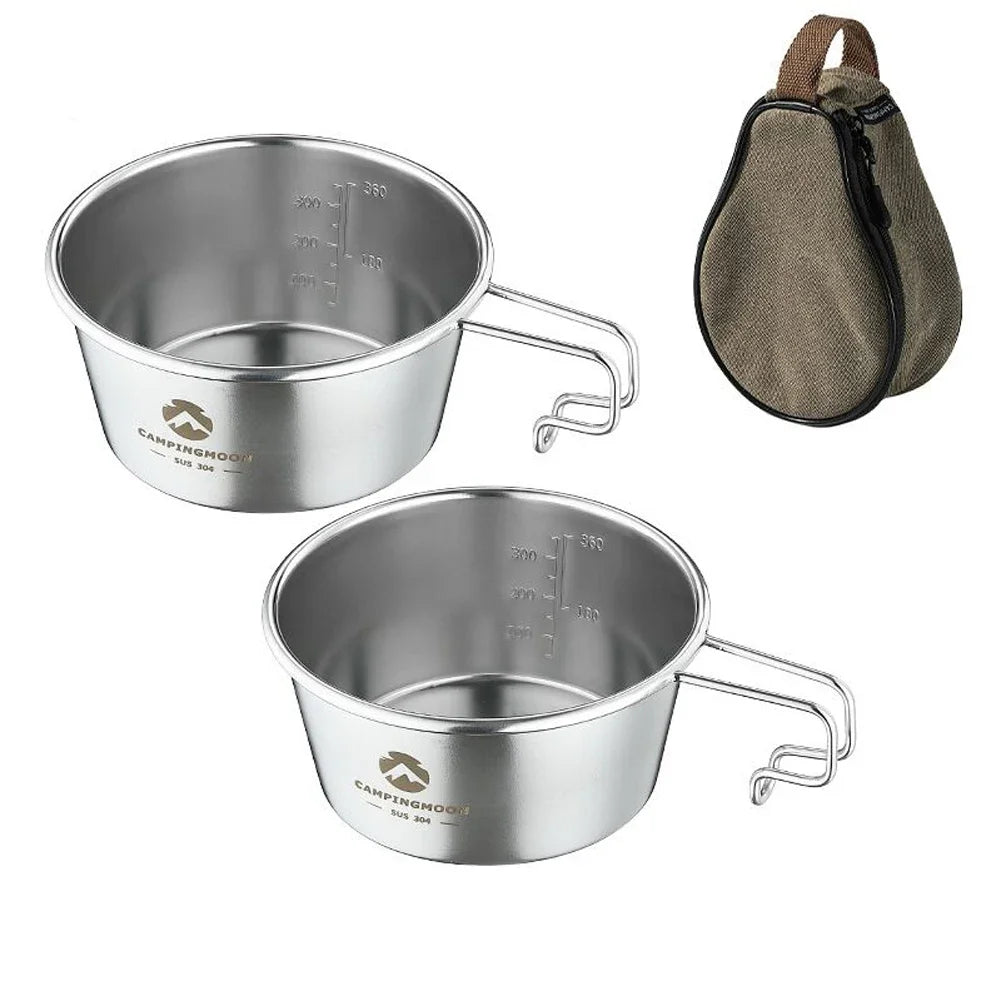 Stainless Steel Camping Bowl Set