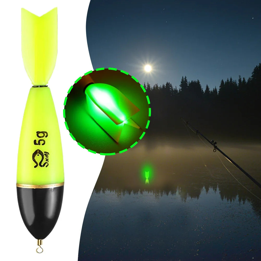 Night Fishing Float – LED Light-Up Bobber for Sea, Ocean & Rock Fishing (5g / 10g / 15g / 20g)