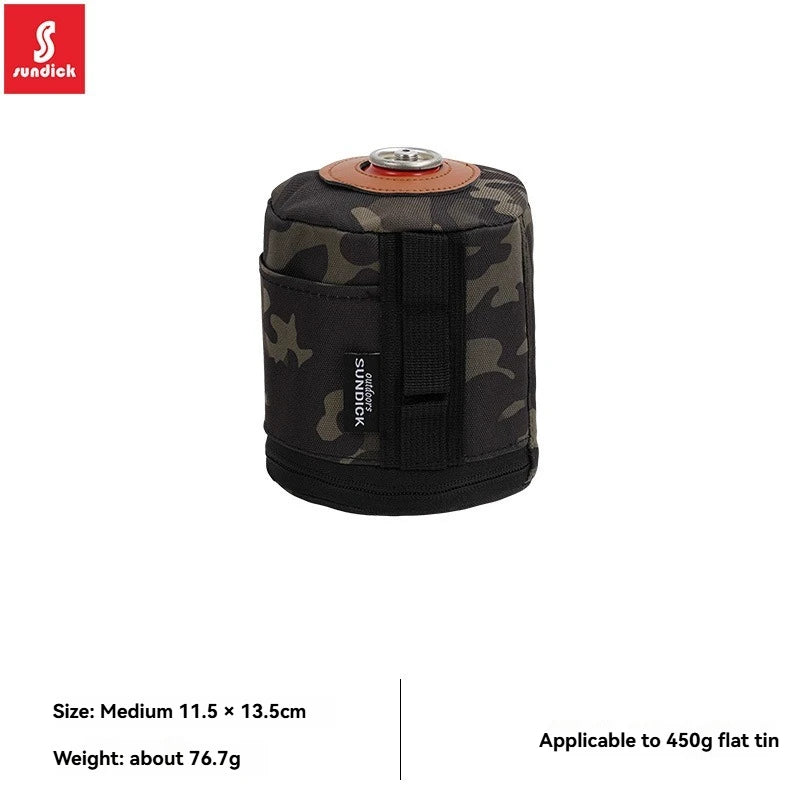 Camping Gas Can Protective Cover – Nylon Sleeve for Fuel Cylinders