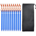 Heavy Duty Aluminum 10-Pack  Camping Pegs for Tents, Tarps & Canopies