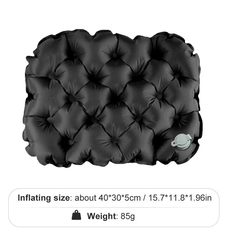Ultralight Inflatable Camping Seat Cushion for Motorcycle Adventures