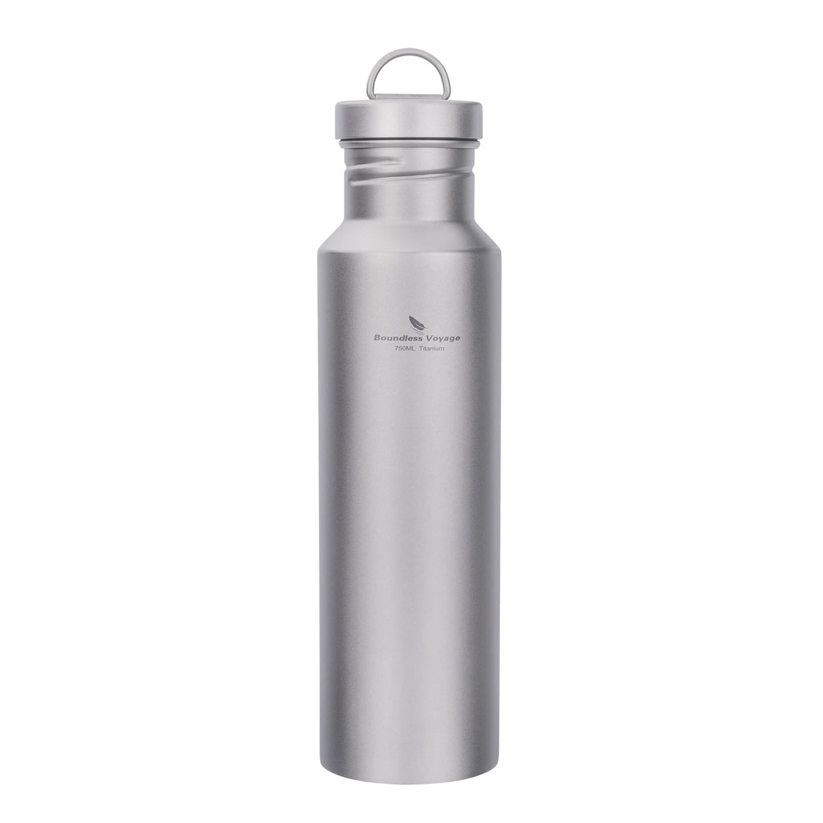 Boundless Voyage Titanium Water Bottle – Wide Mouth, Leak-Proof, Lightweight