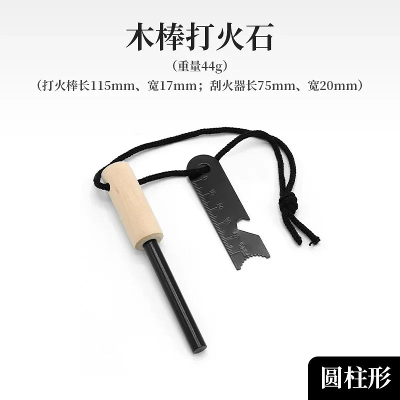 Magnesium Flint Fire Starter – Waterproof Firesteel Rod for Camping, Hiking & Survival