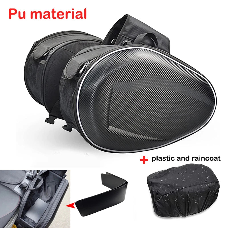 Motorcycle Pannier Bags - Universal Fit Saddle Bags for Adventure Touring & Travel